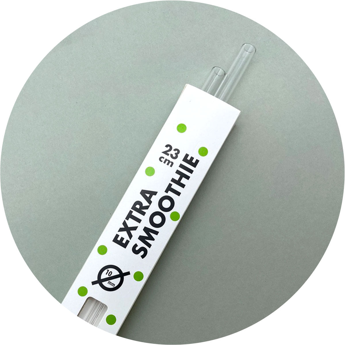 ecotaste - 2-er Trinkhalmset in Kartonbox 1C - farbiges Glas "Germany", inkl. Lasergravur