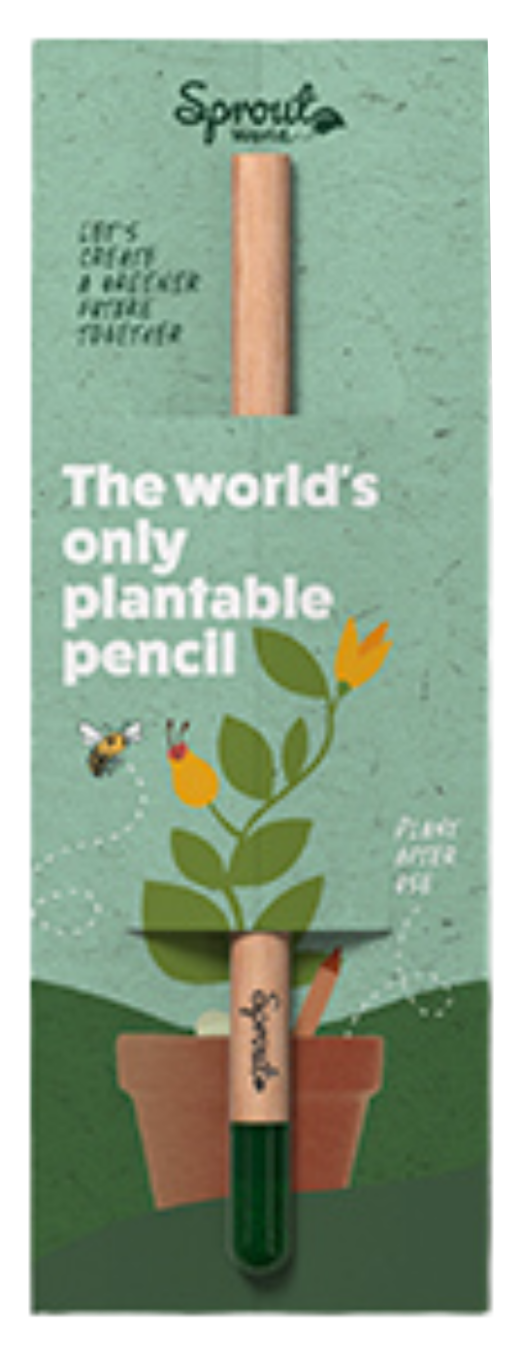 SPROUT Mini-Bleistift inkl. Ansteckkärtchen