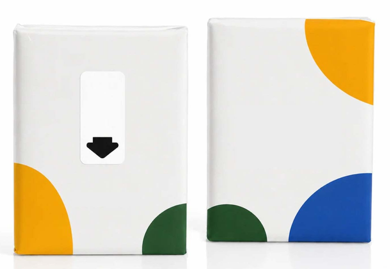 Papier Tatüs in Papierverpackung