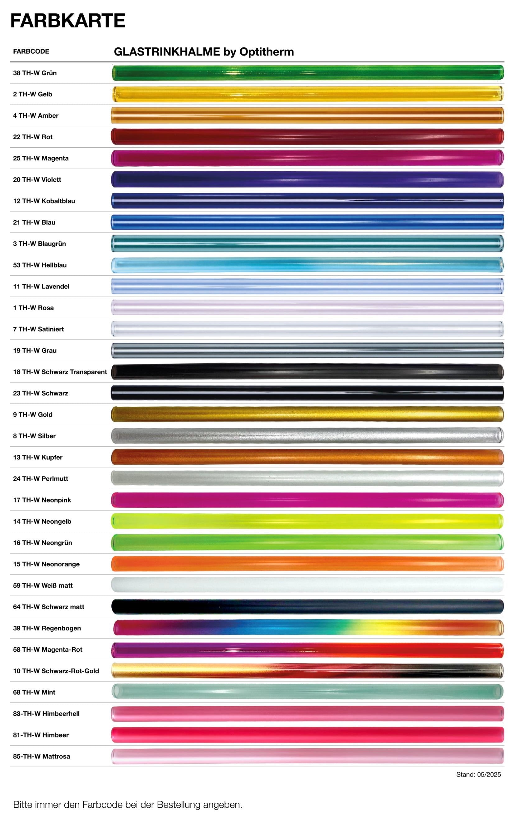 ecotaste - 1-er Karte Trinkhalm klar oder farbig in Faltkarte