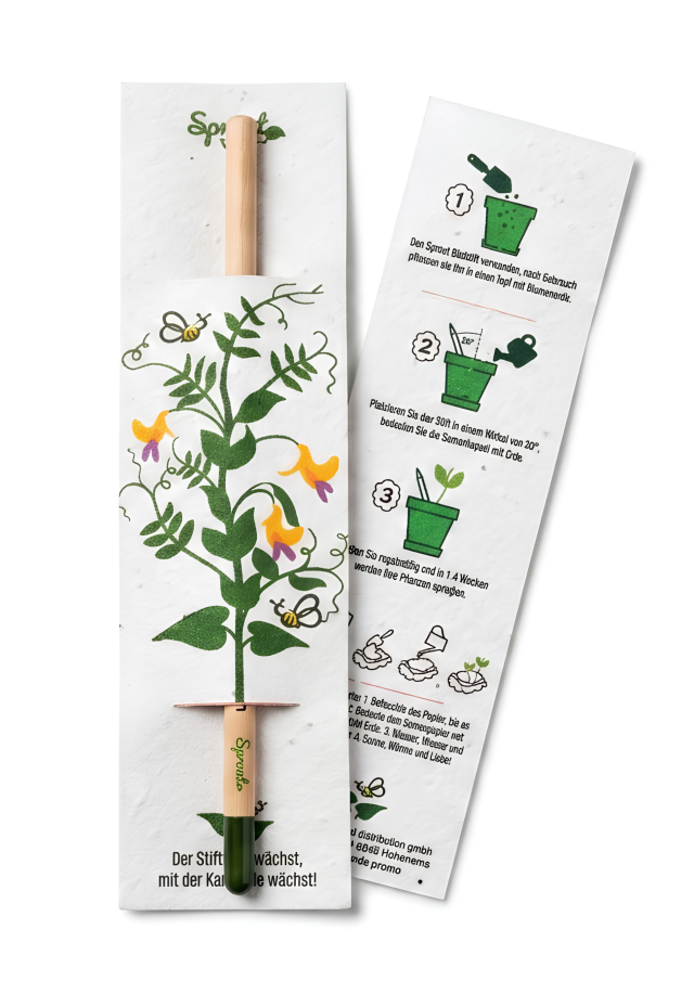 SPROUT_Samenpapier Ansteckkärtchen gross für Stifte
