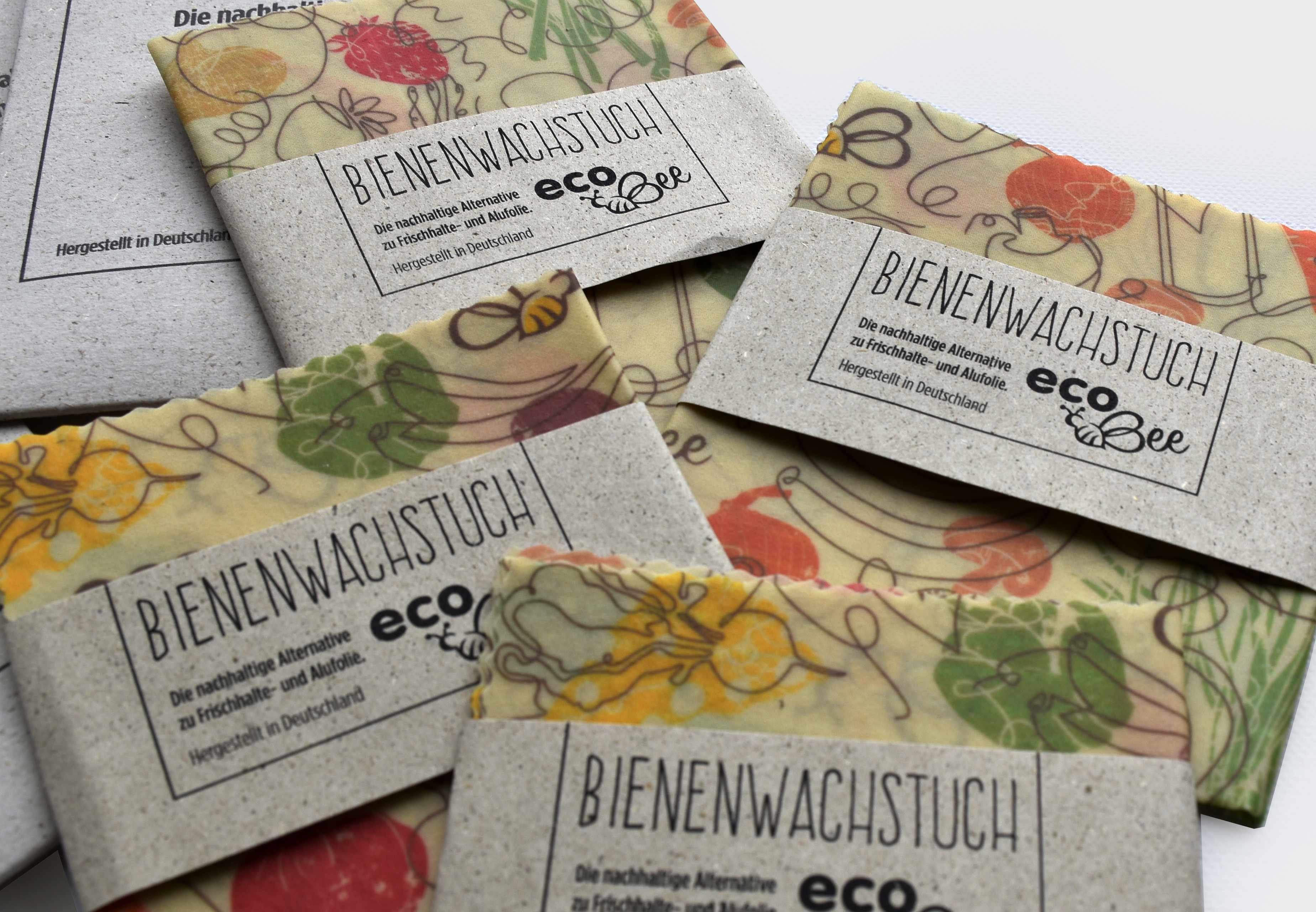 ecoBee- Bienenwachstuchbeutel in Banderole